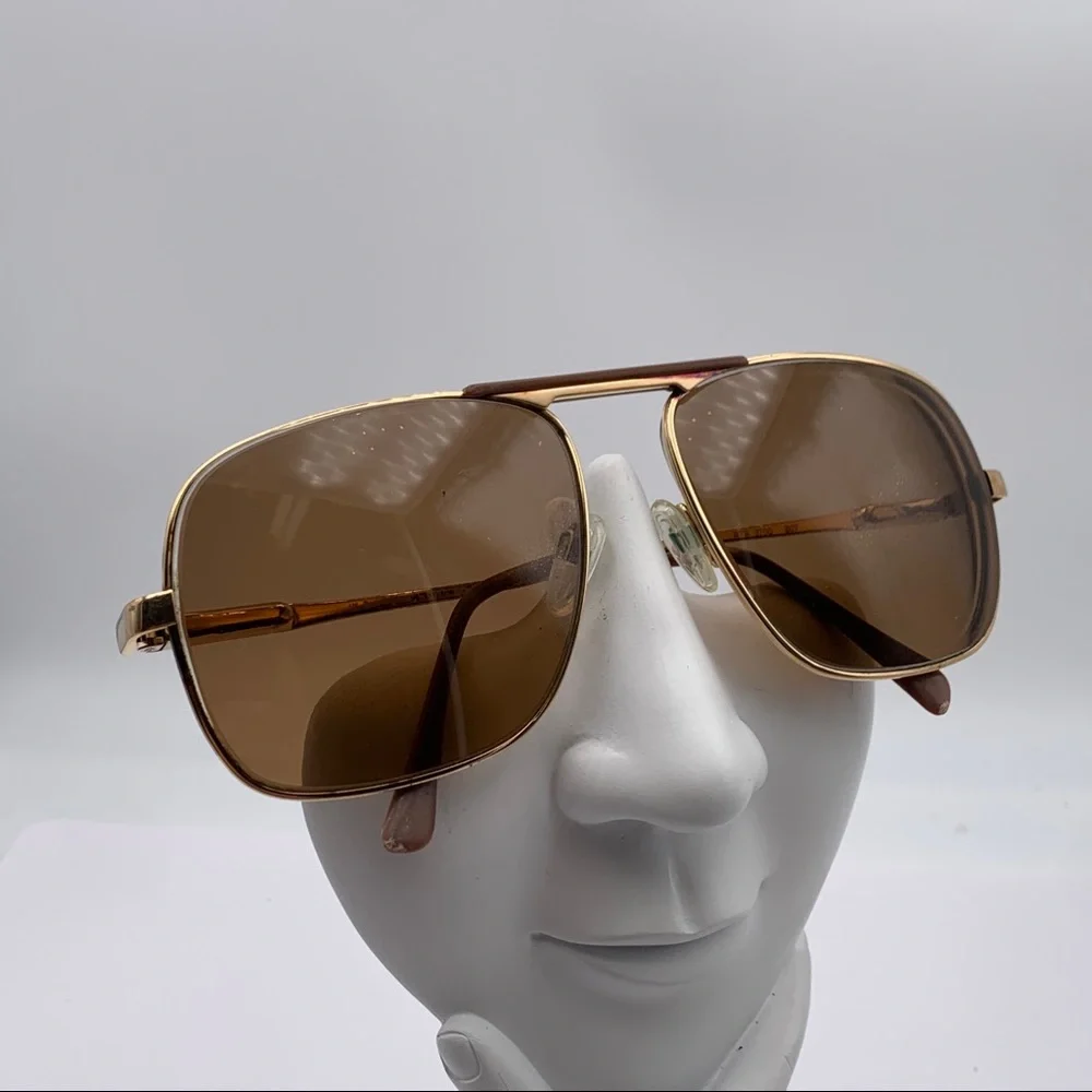 Safilo RTB3700 Gold Aviator Sunglasses Frames
